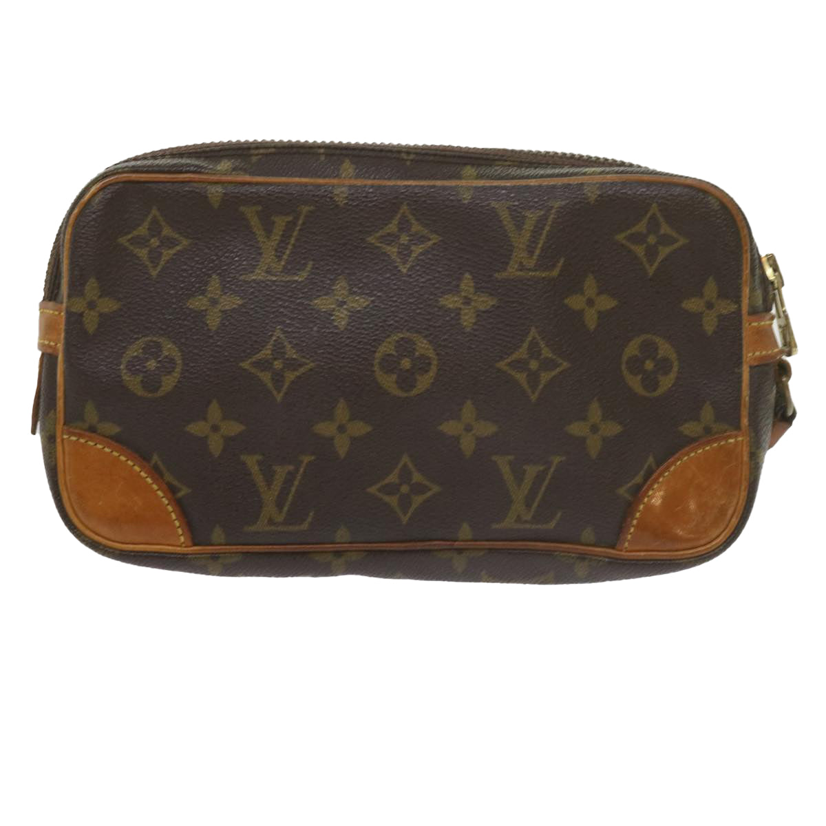 LOUIS VUITTON Monogram Marly Dragonne PM Clutch Bag M51827 LV Auth ep2548