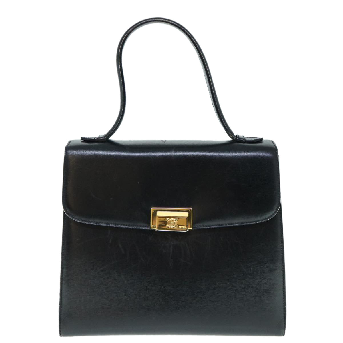 Luxury CELINE Hand Bag Leather Black ep2763