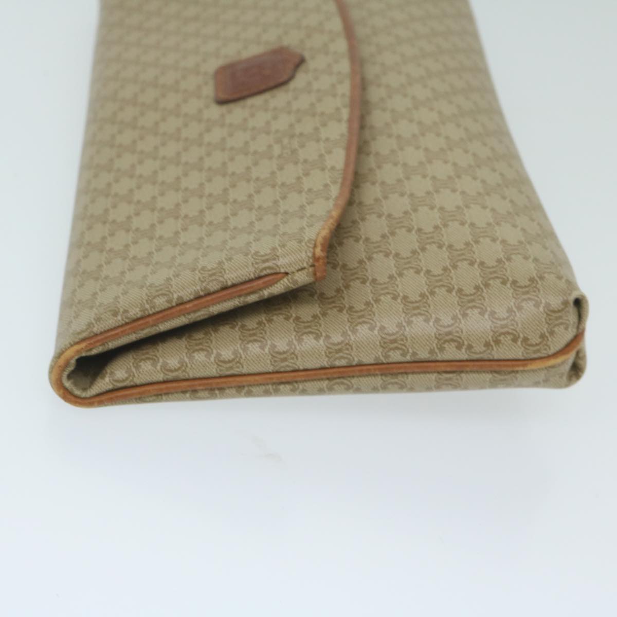 Luxury CELINE Macadam Canvas Clutch Bag Beige ep2934