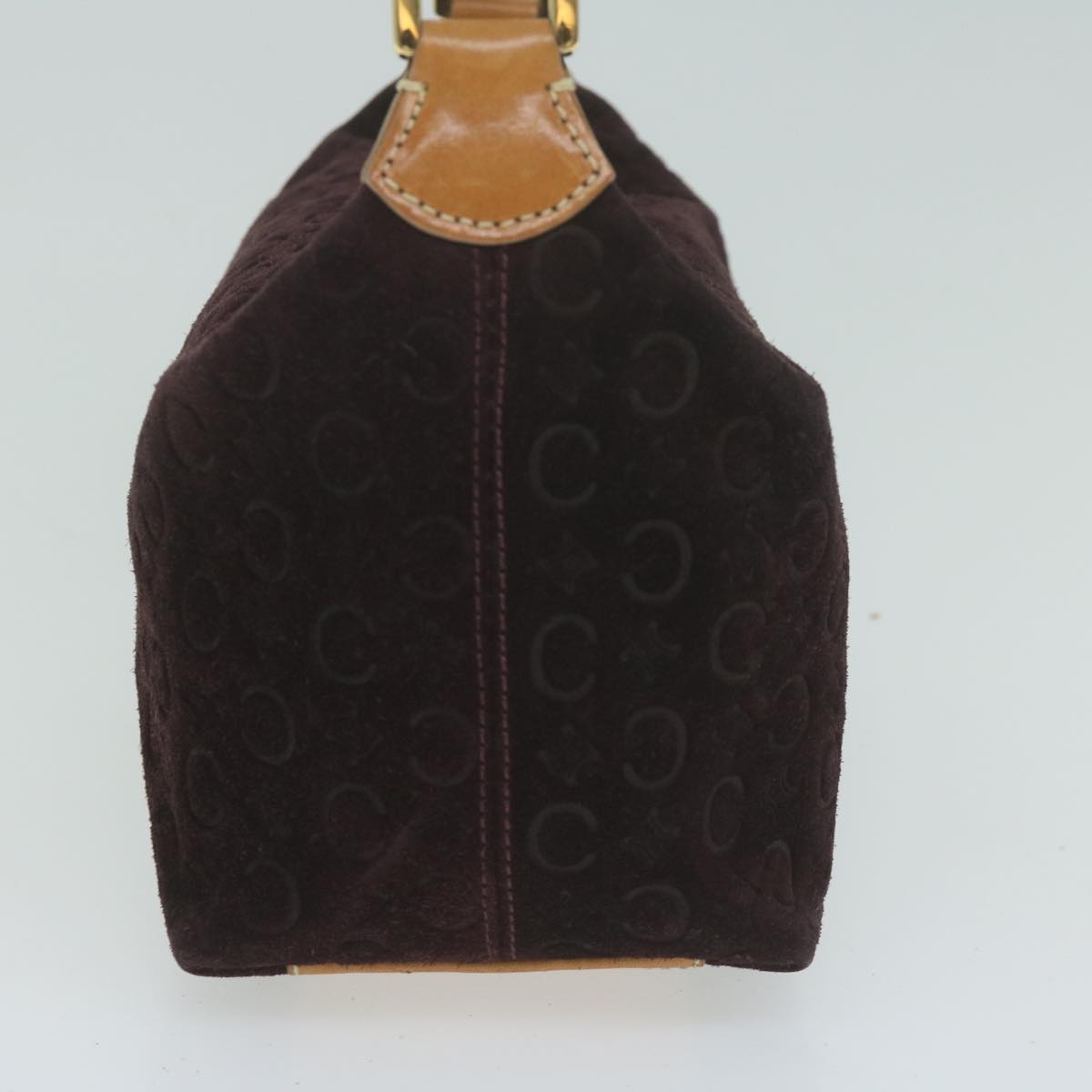 Luxury CELINE C Macadam Canvas Shoulder Bag Purple ep3038