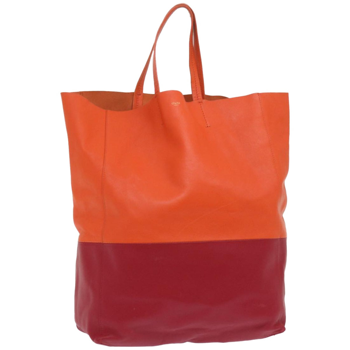 Luxury CELINE Hand Bag Leather Orange ep3321