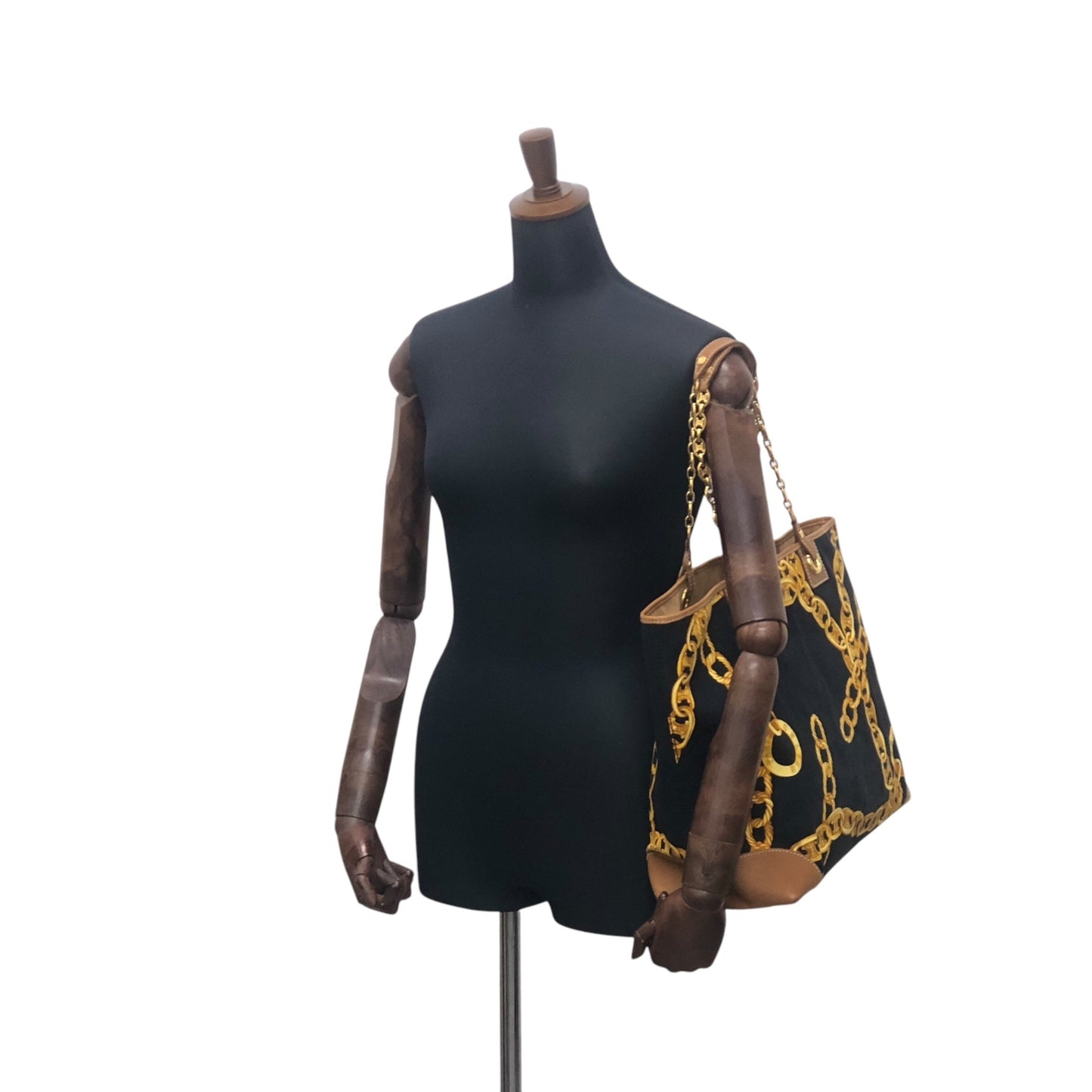 CELINE Chain Shoulder bag Totebag Black vskgie
