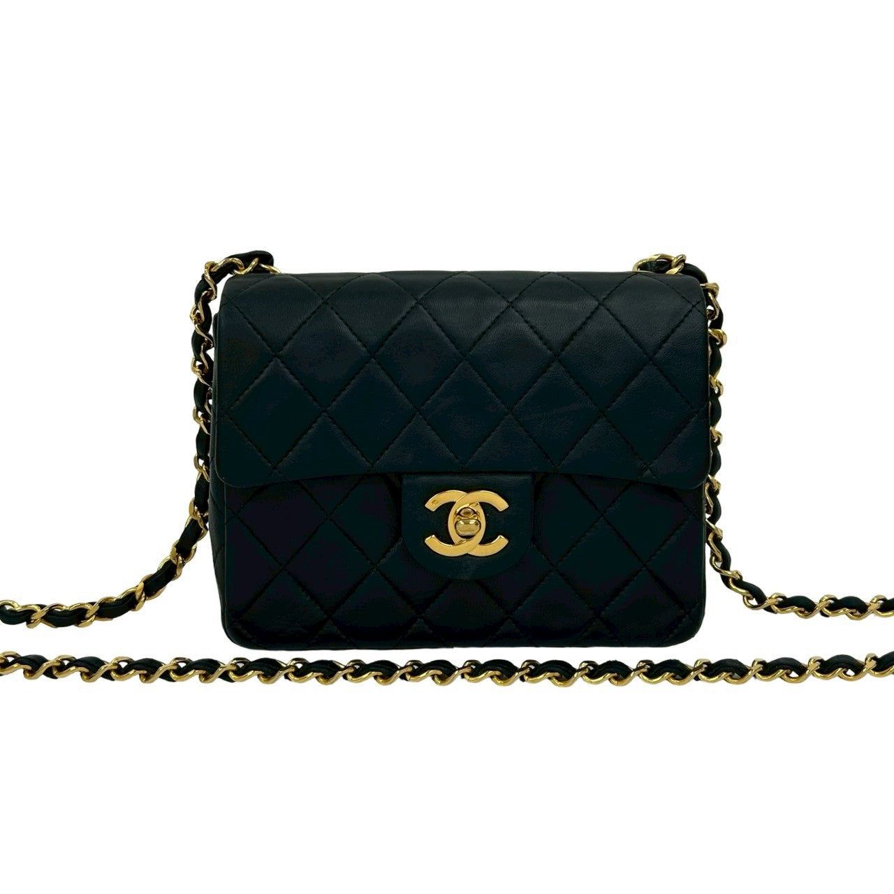 Chanel Mini Matelassé Lambskin Shoulder Bag