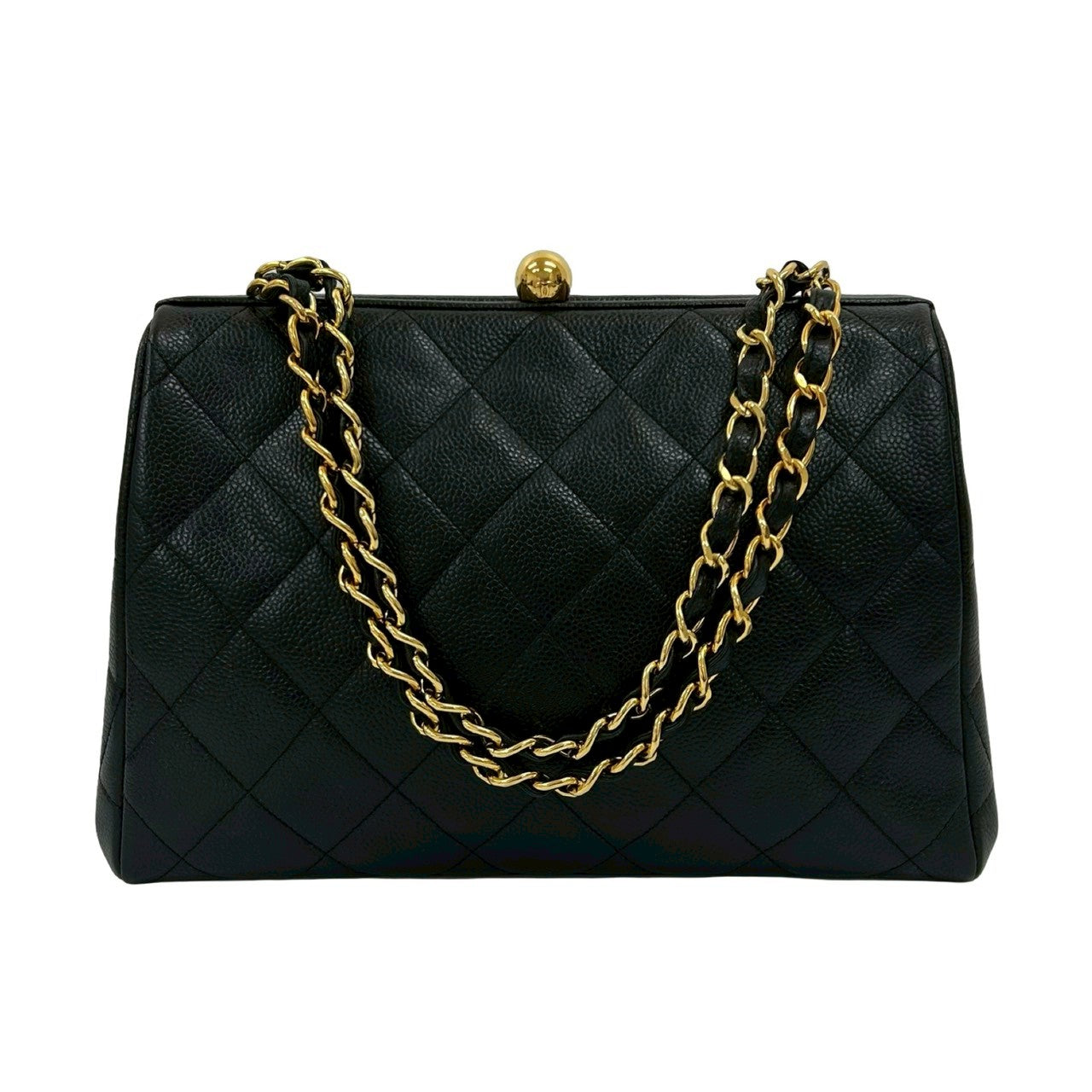 Chanel Matelassé Matte Caviar Skin Shoulder Bag