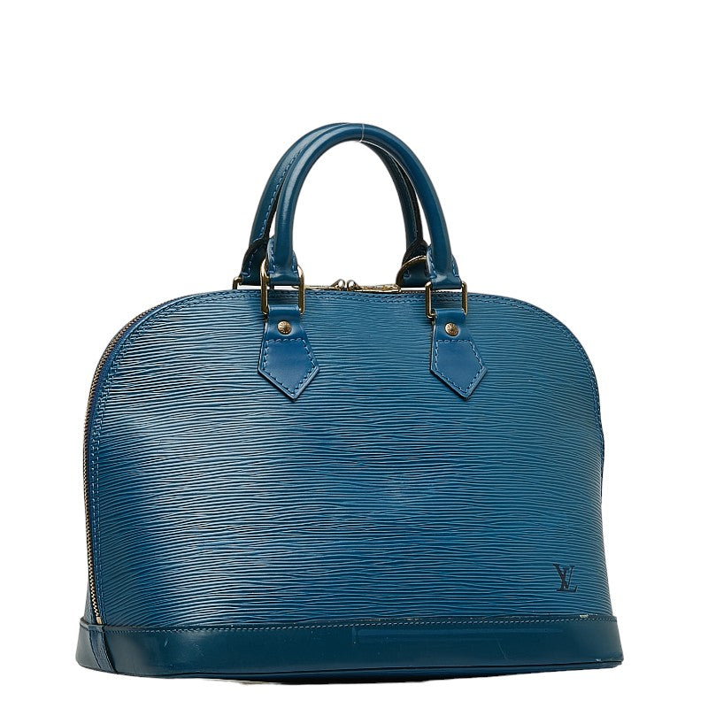 Louis Vuitton Epic Alma Handbag M52145 Trad Blue Leather Louis Vuitton