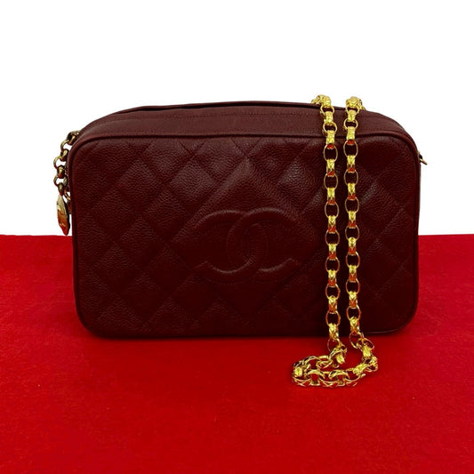 Chanel Matelassé Caviar Skin Shoulder Bag - Rovelle Bags