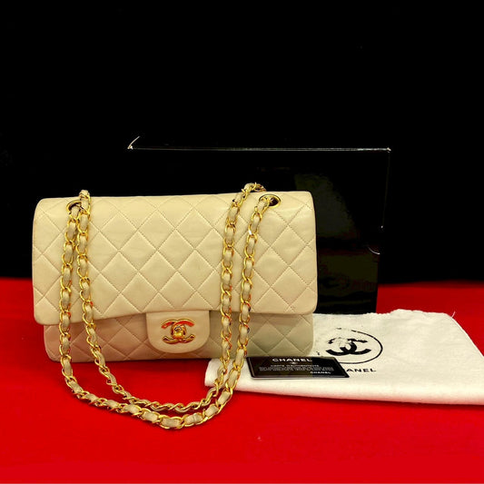 Chanel Coco Mark Lambskin Shoulder Bag - Rovelle Bags