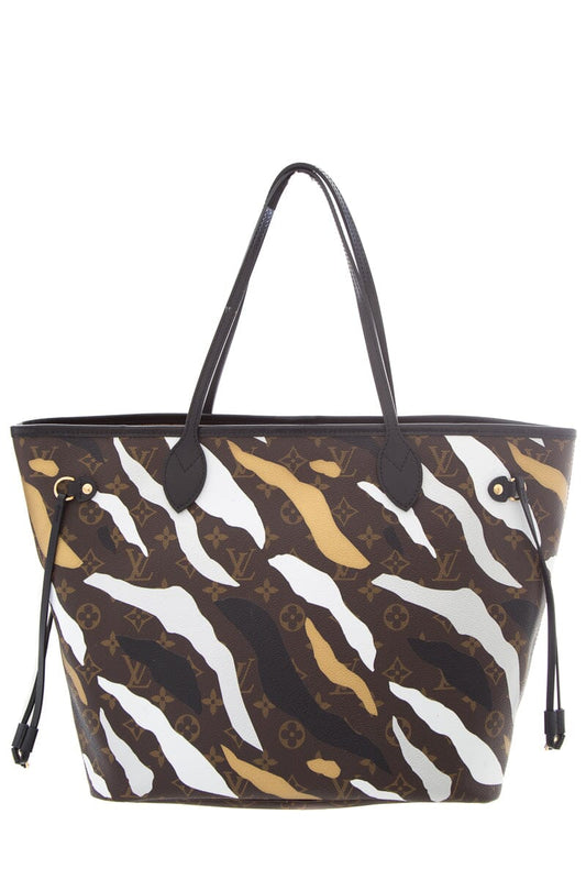 Louis Vuitton "2020" X LOL Monogram Neverfull Gold & Silver Tote