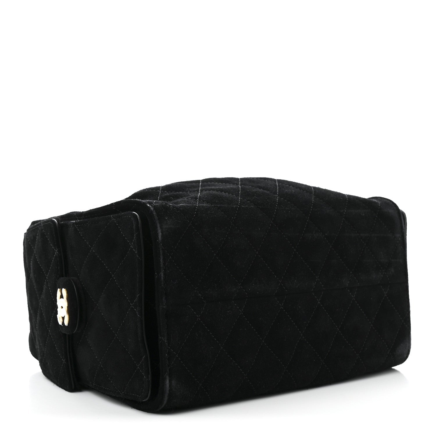 Chanel Suede Quilted Small Chanel 25 Handbag - Rovelle Bags