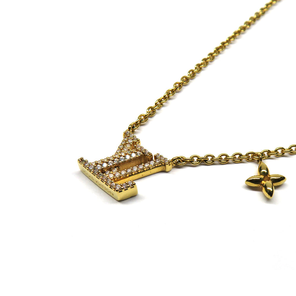 Louis Vuitton LV iconic necklace M00596 penchant g metal straws men jewelry accessories cleaned