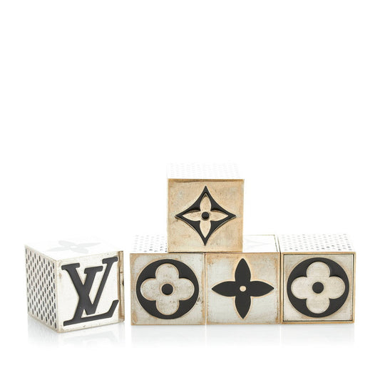 Louis Vuitton Cube Dice Set M99454 Silver Metal