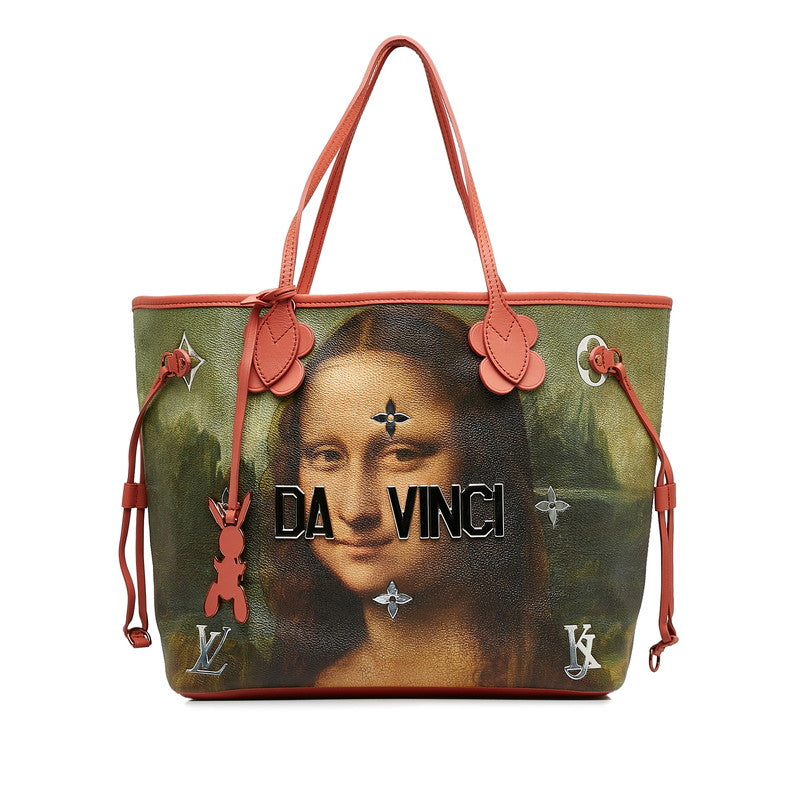 Louis Vuitton Masters Collection Da Vinci Newarf MM Tortoise Bag M43373 Poppy Petal Pink Multicolor PVC Leather Louis Vuitton