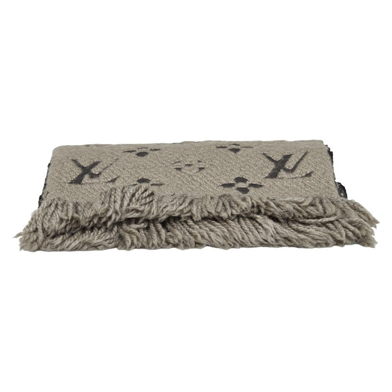 Louis Vuitton Louis Vuitton 413287 Maffler wool/silk grey