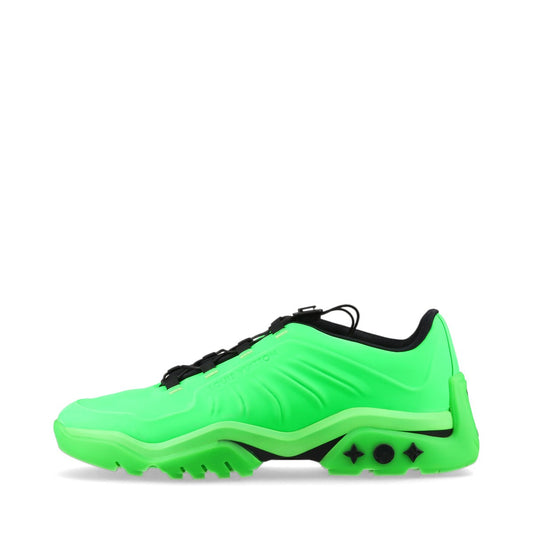 Louis Vuitton Millennium Line 21 Year Laver Trainers 9 Men Green Black FD0251 Neon Color LV Logo Cable Box Bag