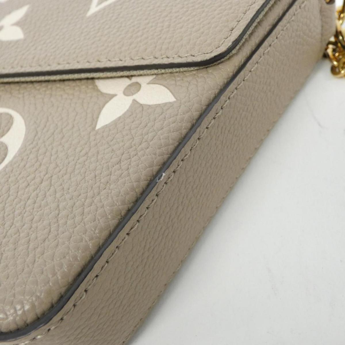Louis Vuitton M69977 Monogram Embedded Pochette Felicity Shoulder Bag