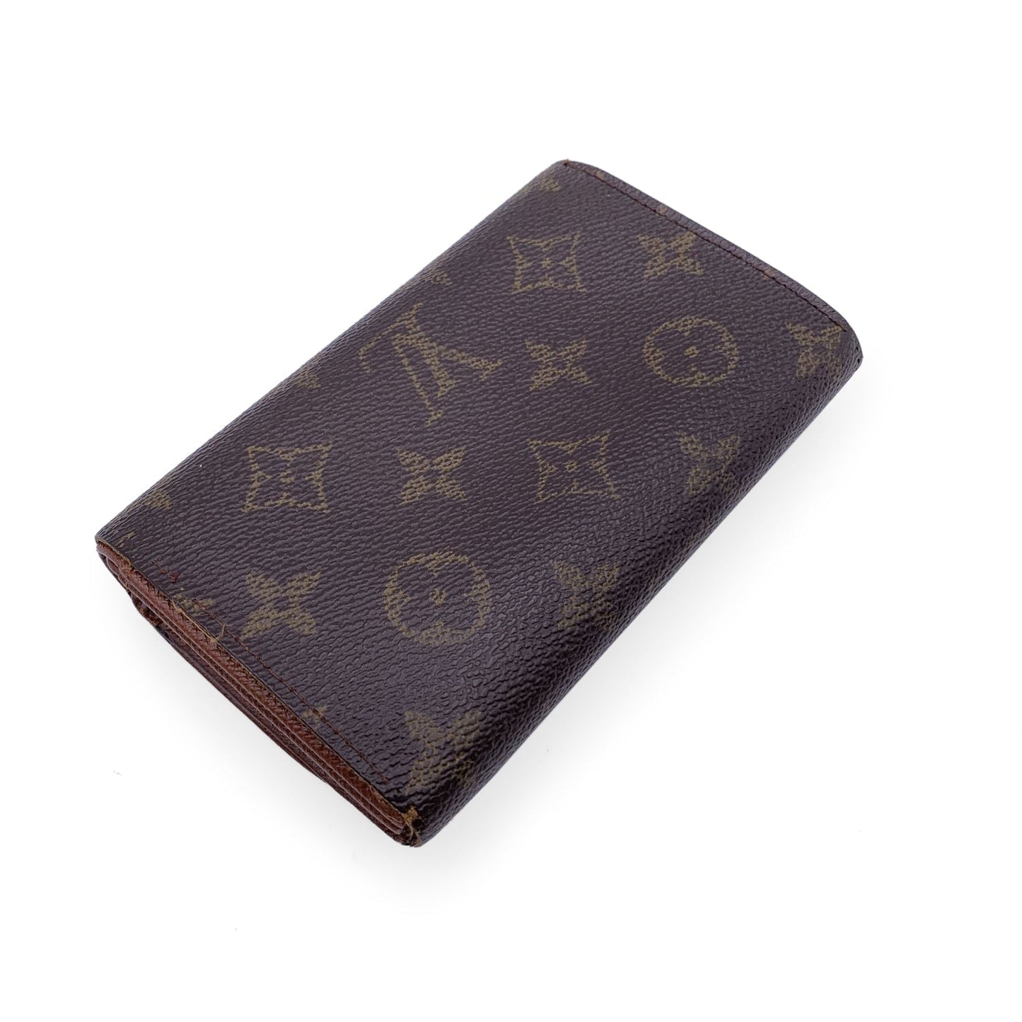 LOUIS VUITTON Monogram Canvas Porte Monnaie Tresor Wallet