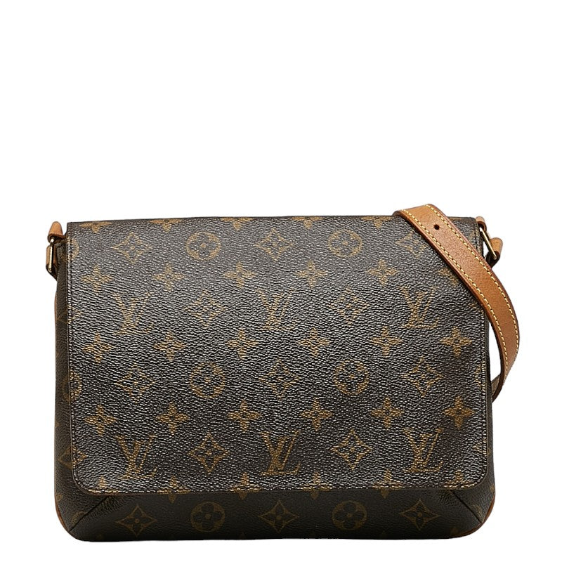 Louis Vuitton Monogram Muset Tango Short Shoulder Bag M51257 Brown PVC Leather Louis Vuitton