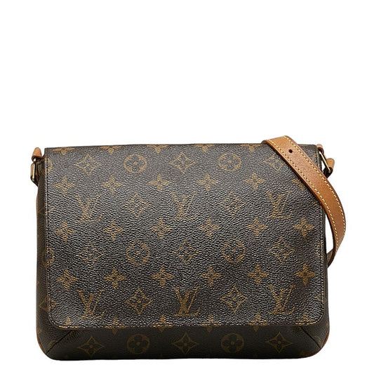 Louis Vuitton Monogram Muset Tango Short Shoulder Bag M51257 Brown PVC Leather Louis Vuitton