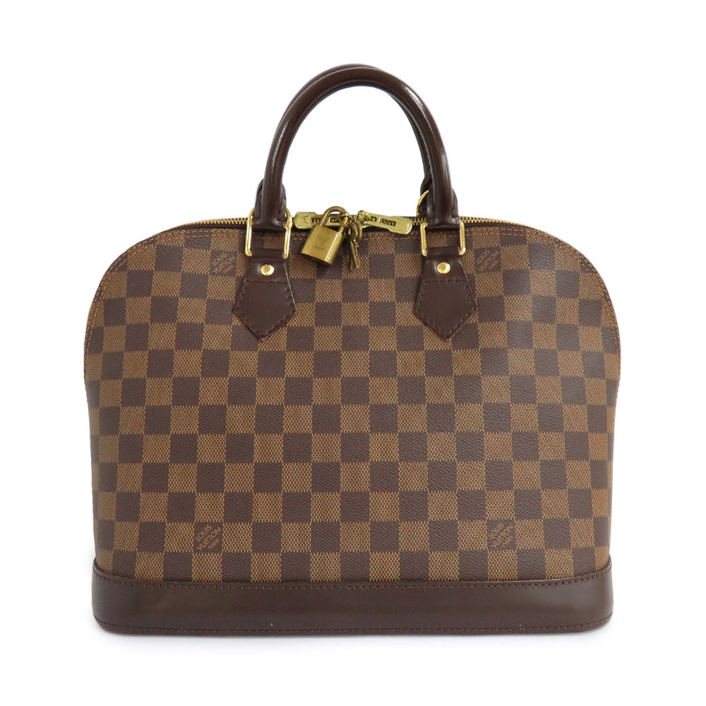 Louis Vuitton Alma N51131 Damier Evene HandBag Brown G Leather
