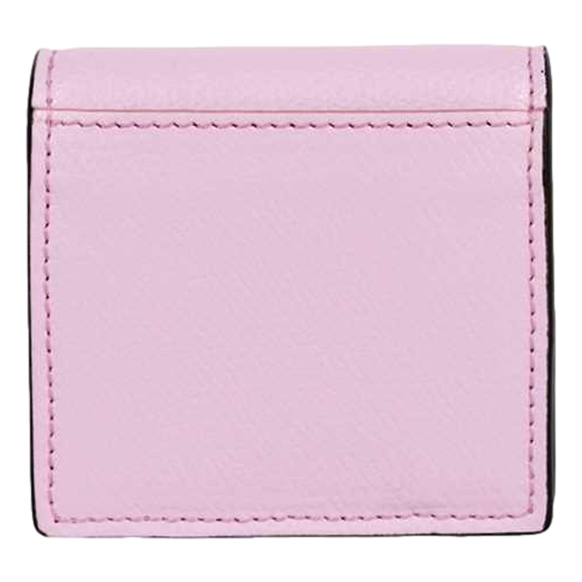 Fendi Calf Leather F logo Lavanda Pink Leather Coin Case 8M0459