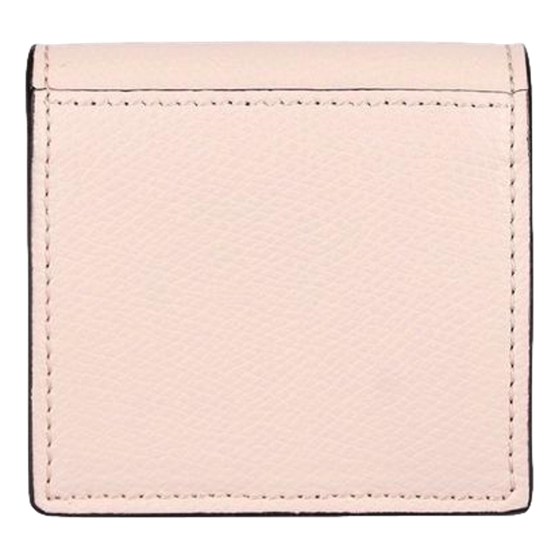 Fendi Calf Leather F Logo Poudre Pink Leather Coin Case 8M0459