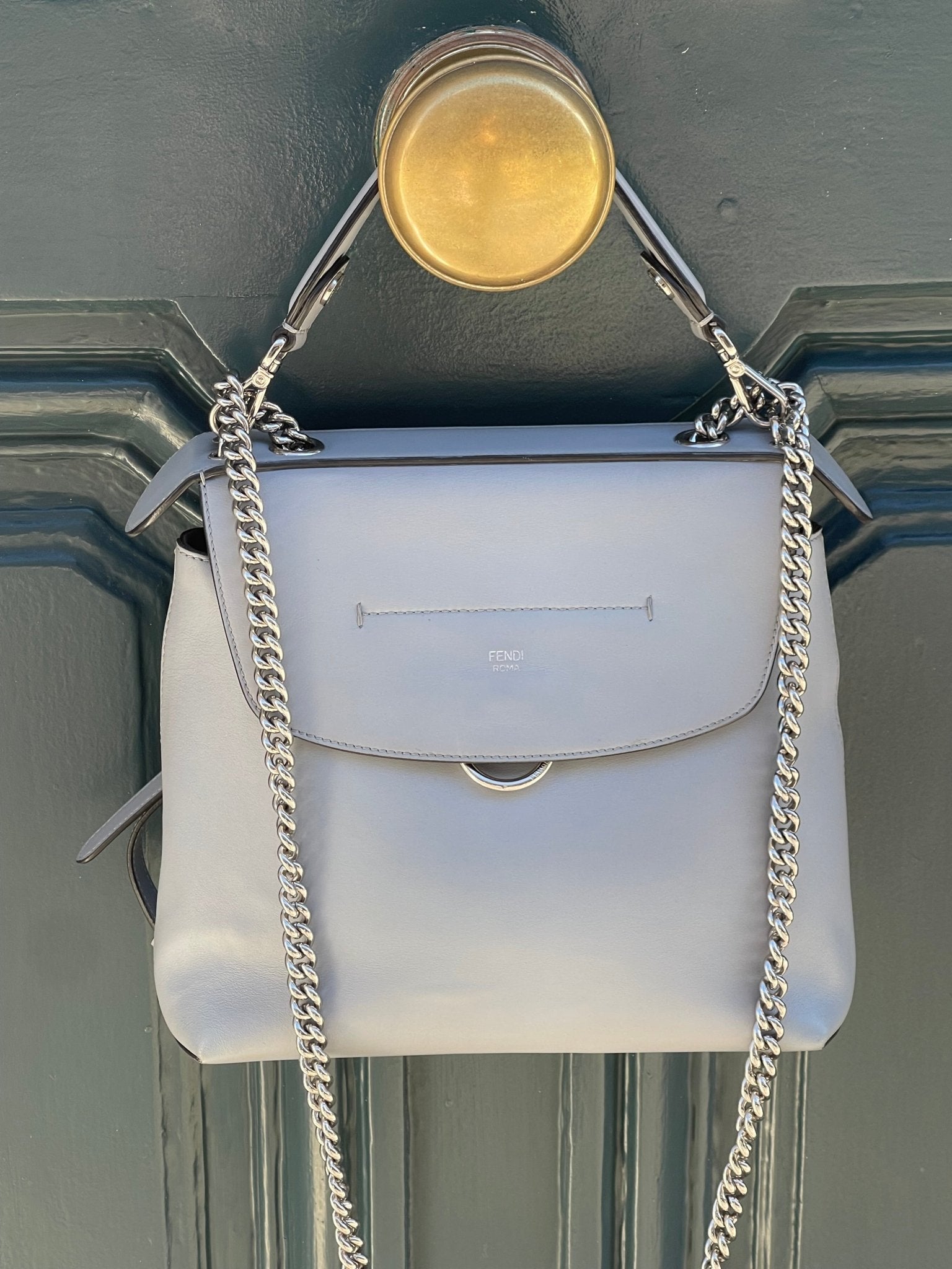 Fendi - Sac à dos Back to School gris