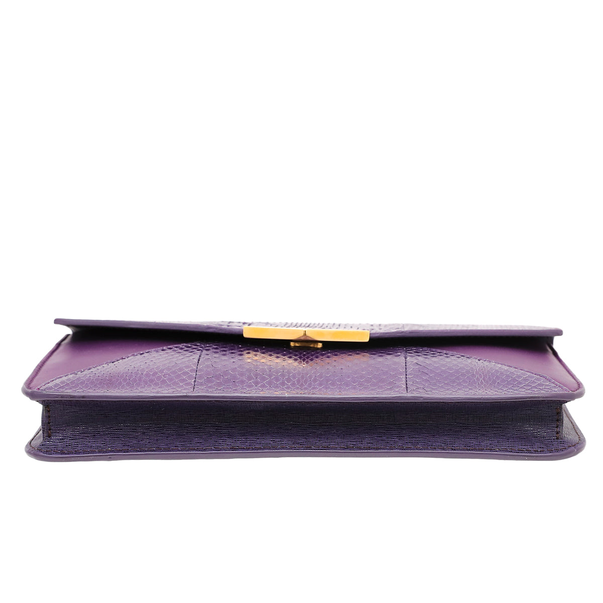Fendi Purple 2Jours Envelope Clutch