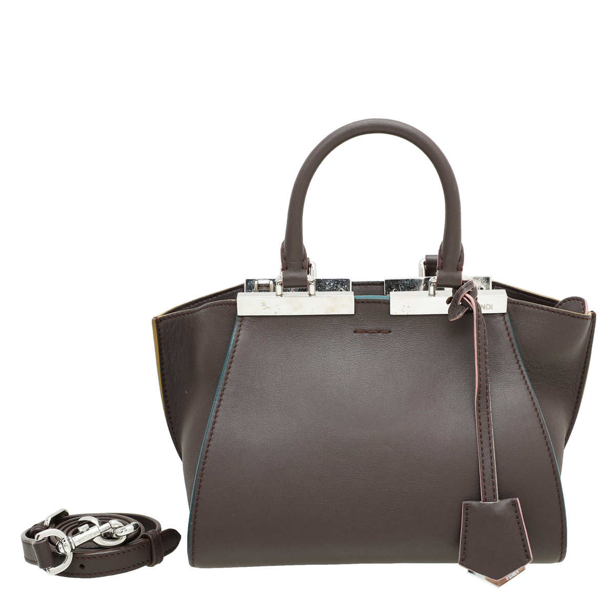 Fendi Dark Brown 3 Jours Petite Bag