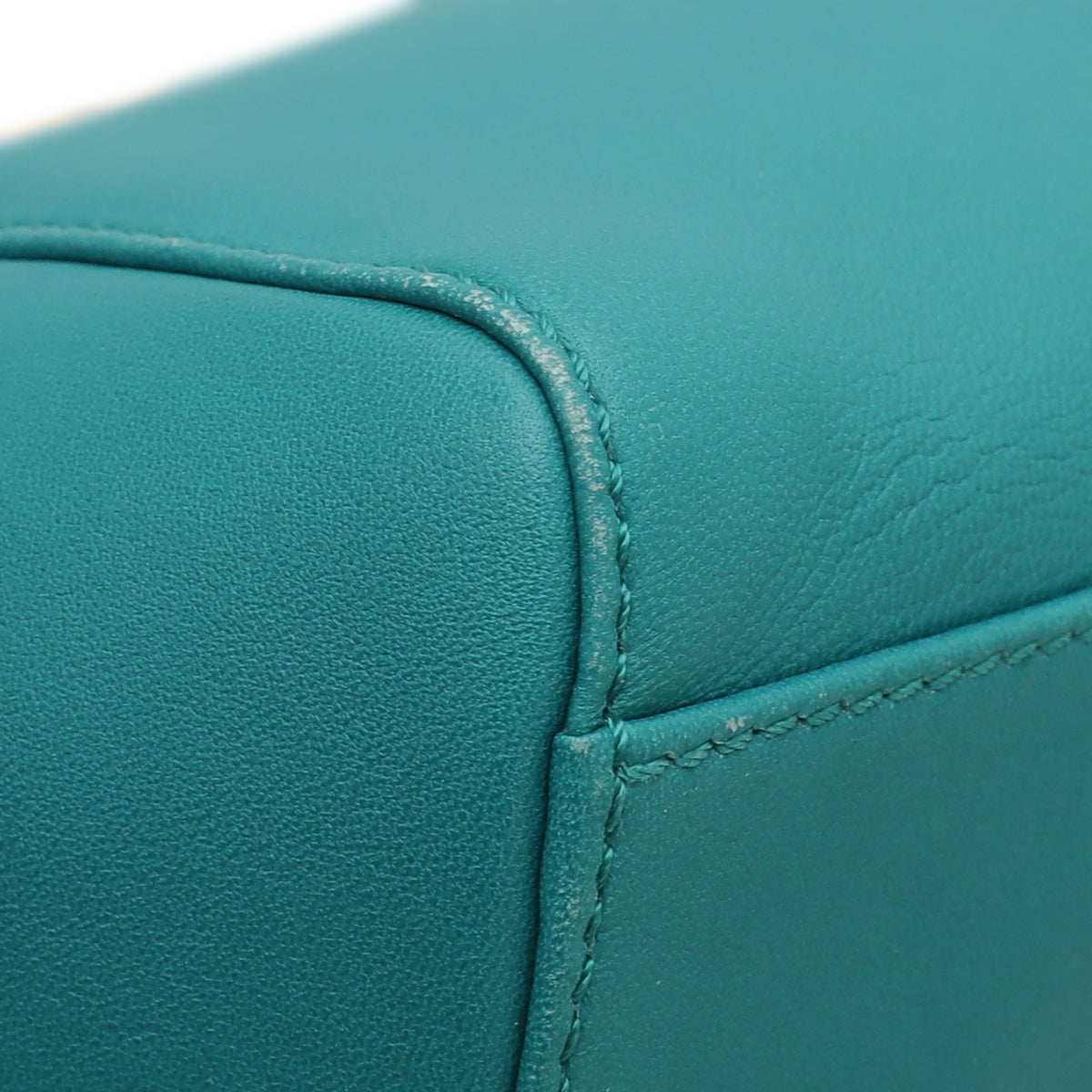Fendi Teal Peekaboo Mini Bag