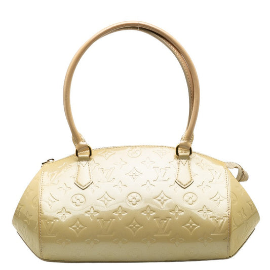 Louis Vuitton Monogram Verney Shawwood PM Handbag M91491 Bronco-Royal Ivory Patent Leather Louis Vuitton