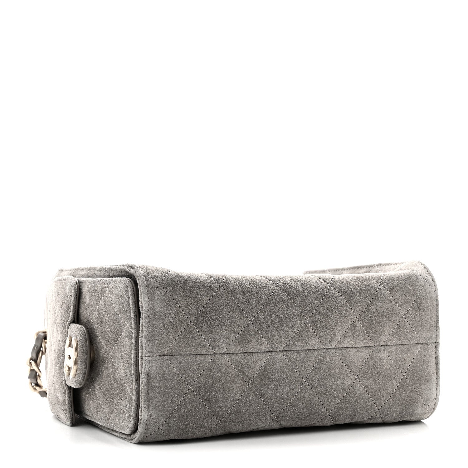Chanel Suede Quilted Mini Chanel 25 Handbag - Rovelle Bags