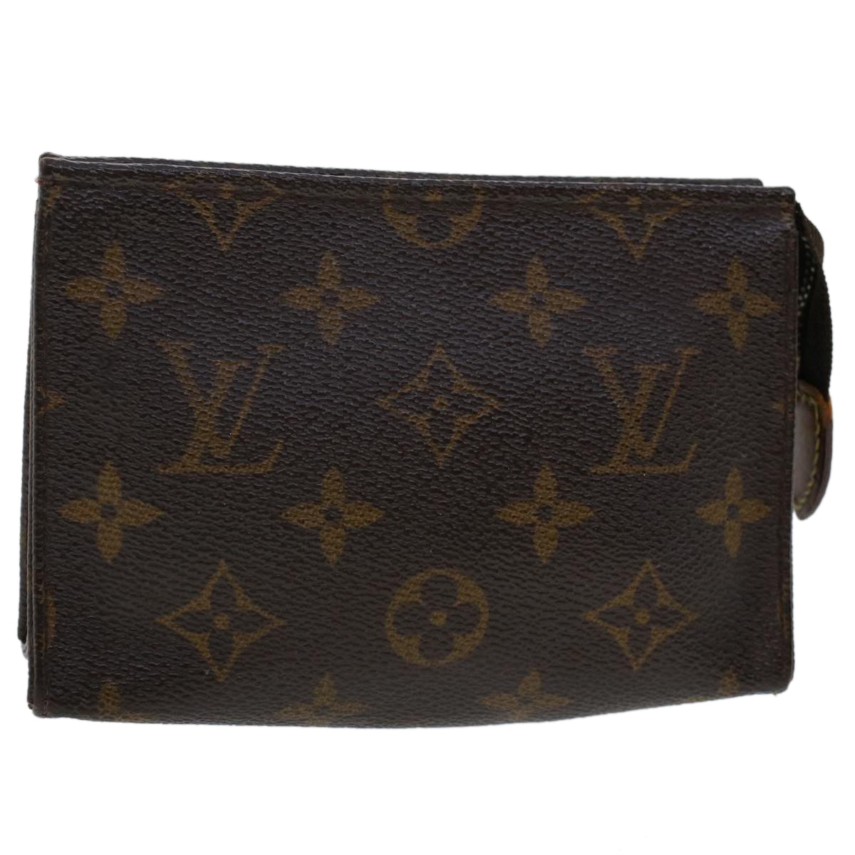LOUIS VUITTON Monogram Poche Toilette 15 Pouch M47546 LV fm2496
