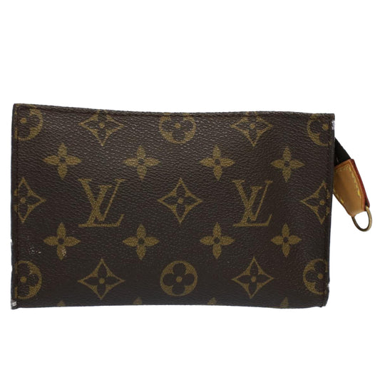 LOUIS VUITTON Monogram Bucket PM Accessory Pouch LV Auth fm2823
