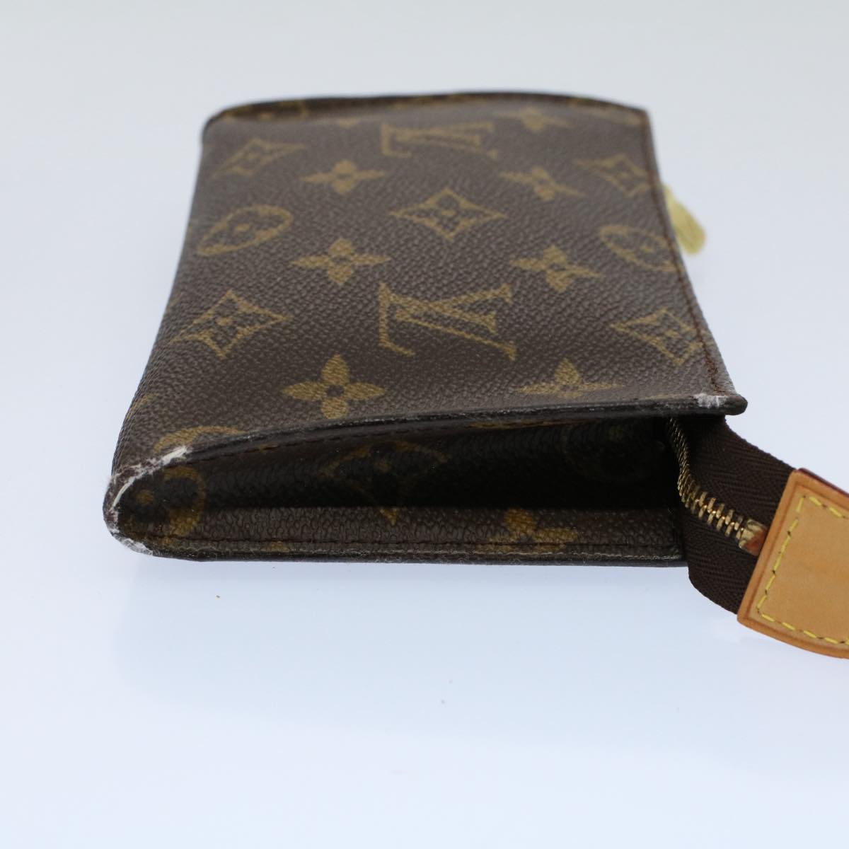 LOUIS VUITTON Monogram Bucket PM Accessory Pouch LV Auth fm2823
