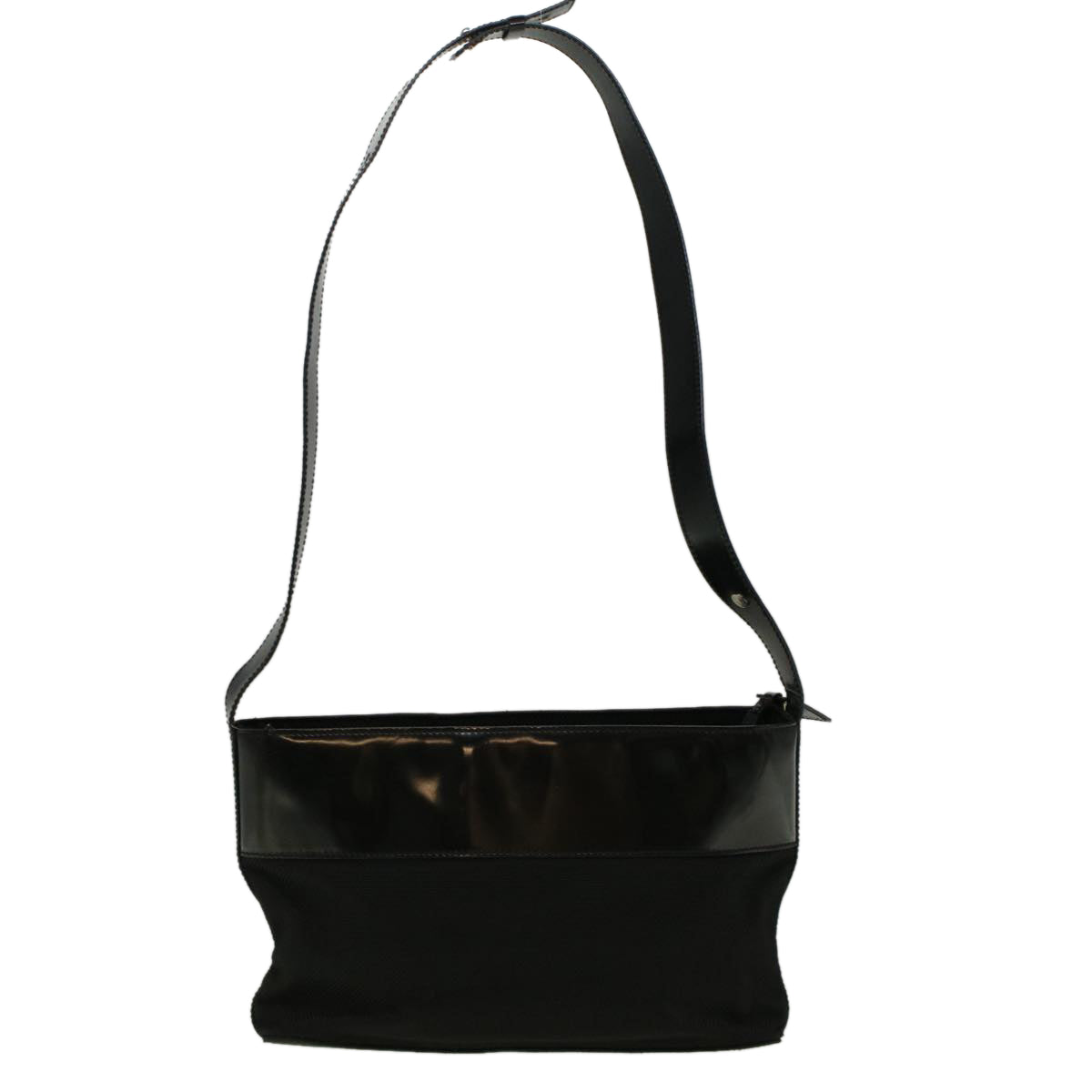 Luxury CELINE Shoulder Bag Canvas Black fm2930