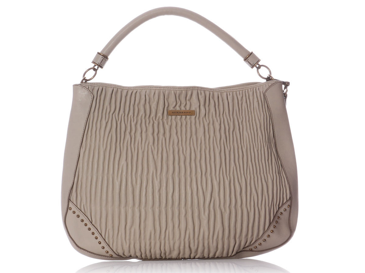 Burberry Taupe Handbags Hobo Bag - Rovelle Bags