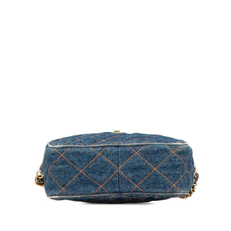 Chanel Matelassé Denim Shoulder Bag