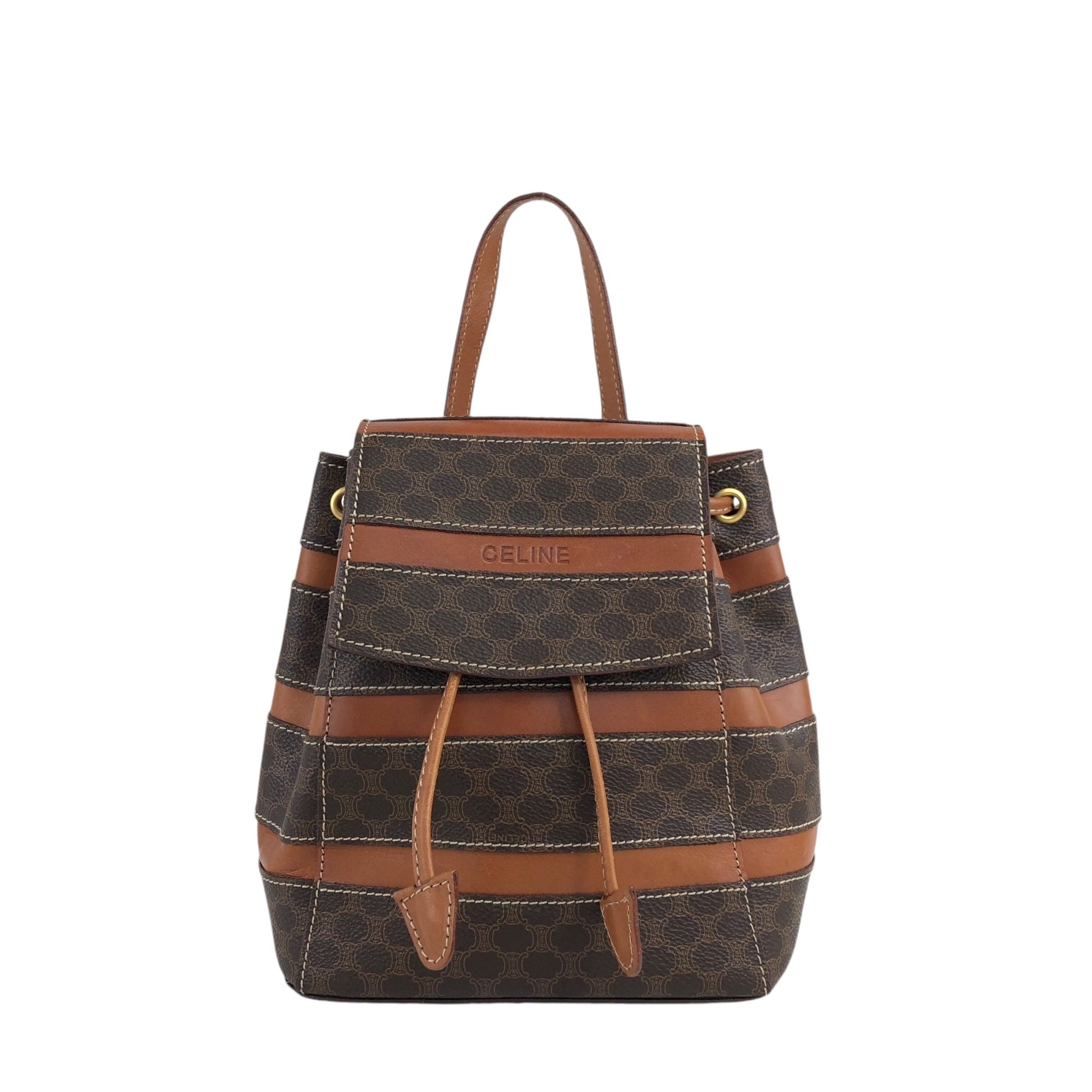 CELINE Macadam Backpack Brown gz2nkr