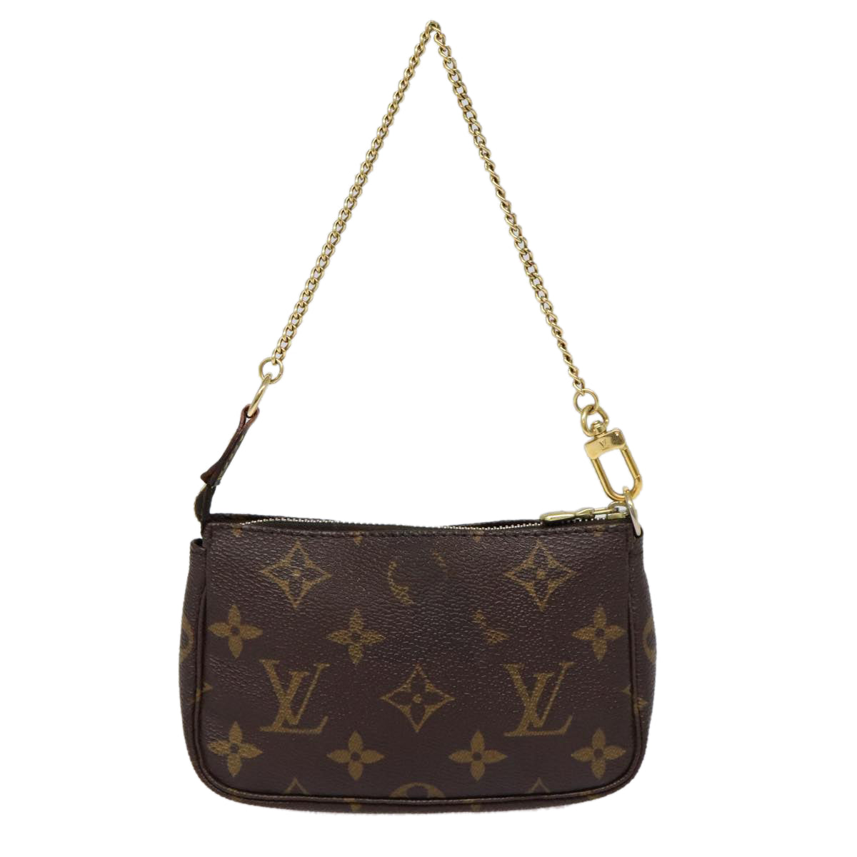 LOUIS VUITTON Monogram Mini Pochette Accessoires Pouch M58009 LV Auth hk1593
