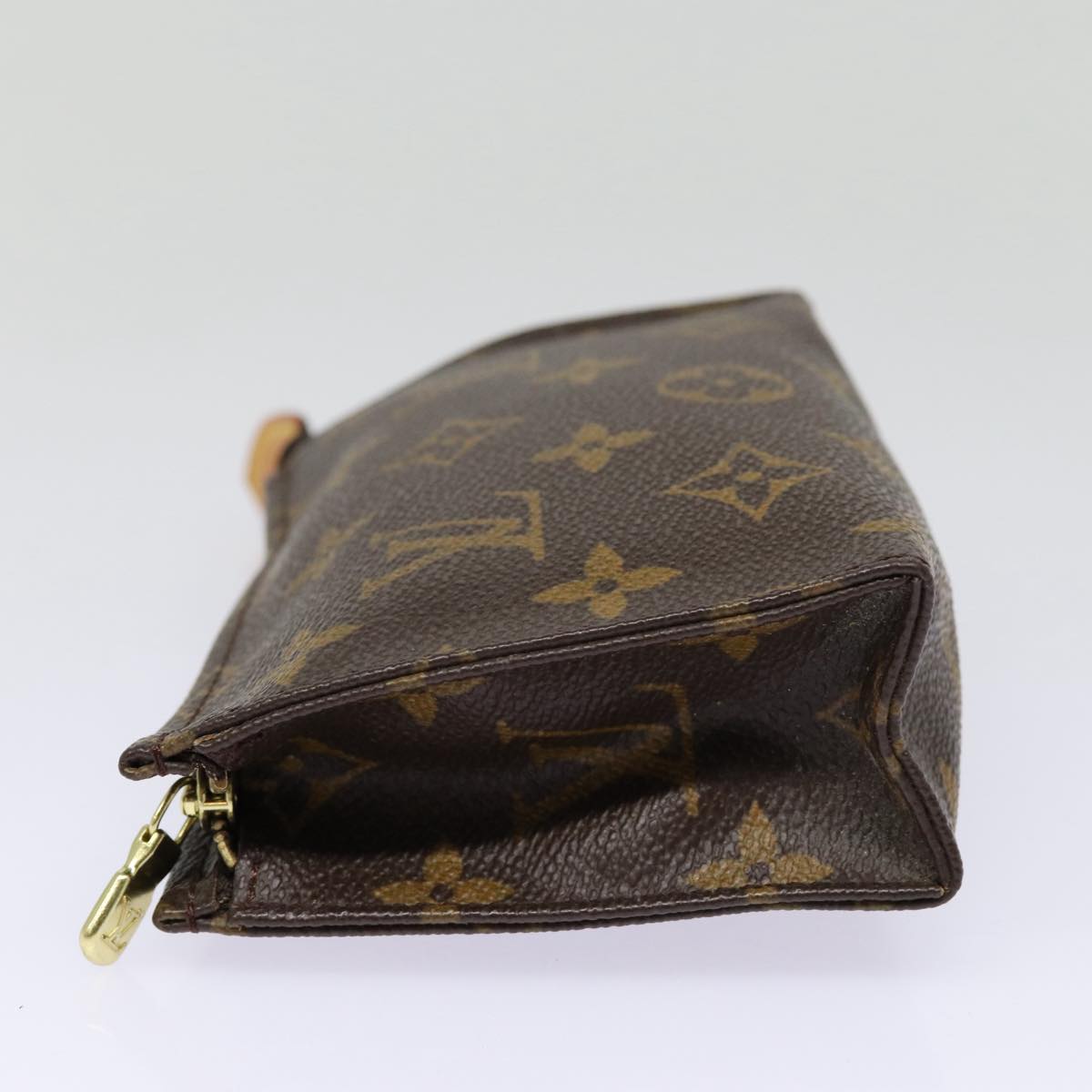 LOUIS VUITTON Monogram Poche Toilette 15 Pouch M47546 LV Auth hk1599