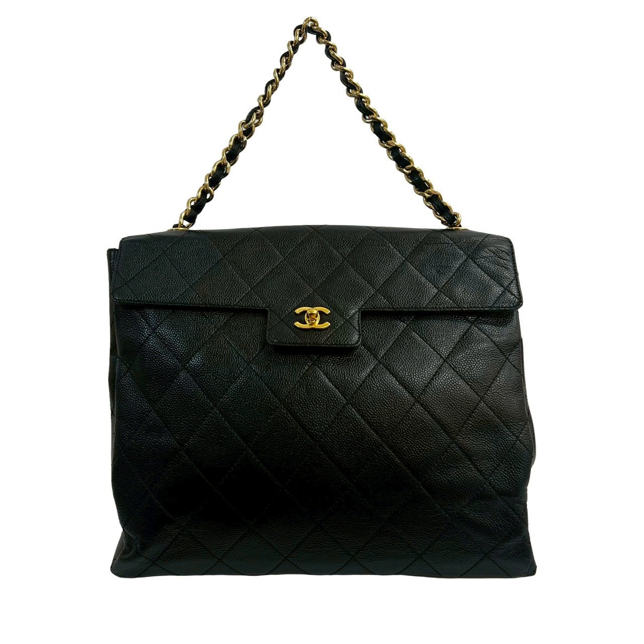 Chanel Matelassé Caviar Leather Handbag - Rovelle Bags