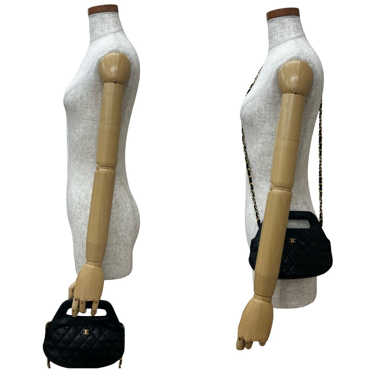 Chanel Leather 2way Handbag - Rovelle Bags