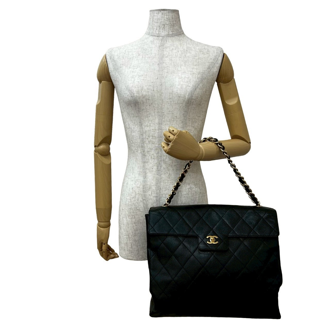 Chanel Matelassé Caviar Leather Handbag - Rovelle Bags