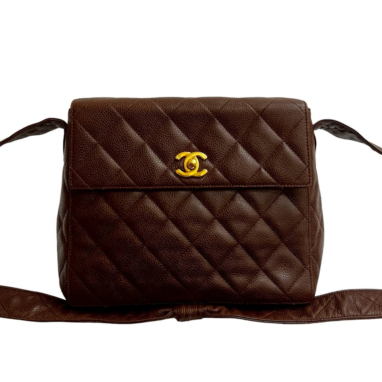 Chanel Matelassé Caviar Leather Shoulder Bag - Rovelle Bags