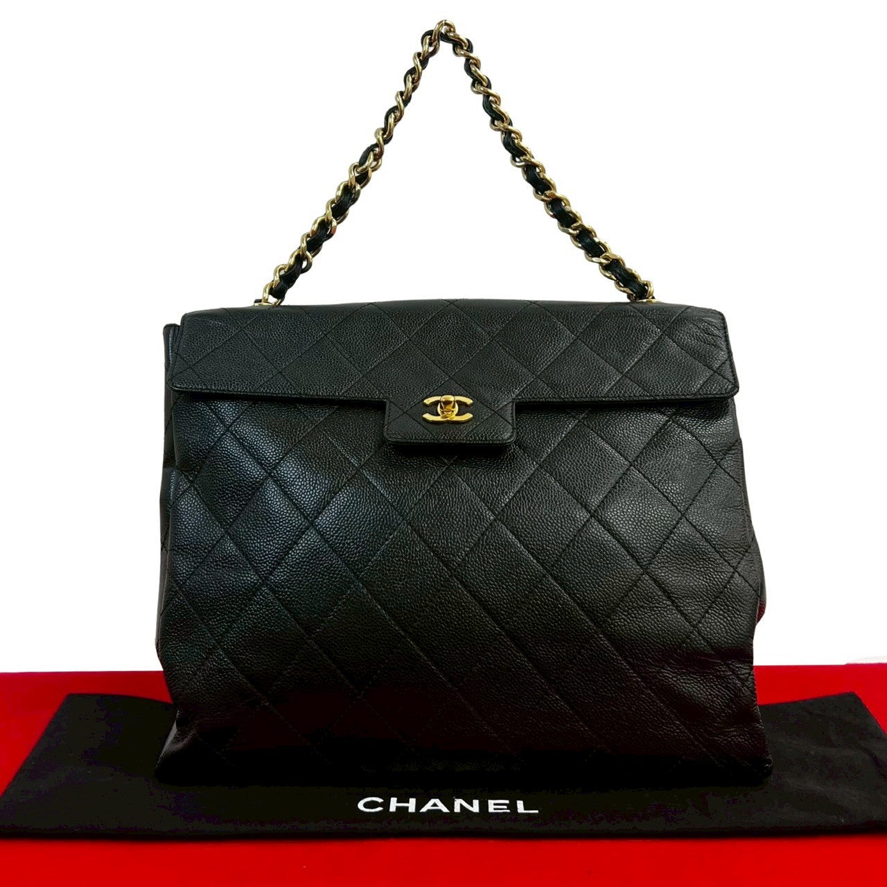 Chanel Matelassé Caviar Leather Handbag - Rovelle Bags