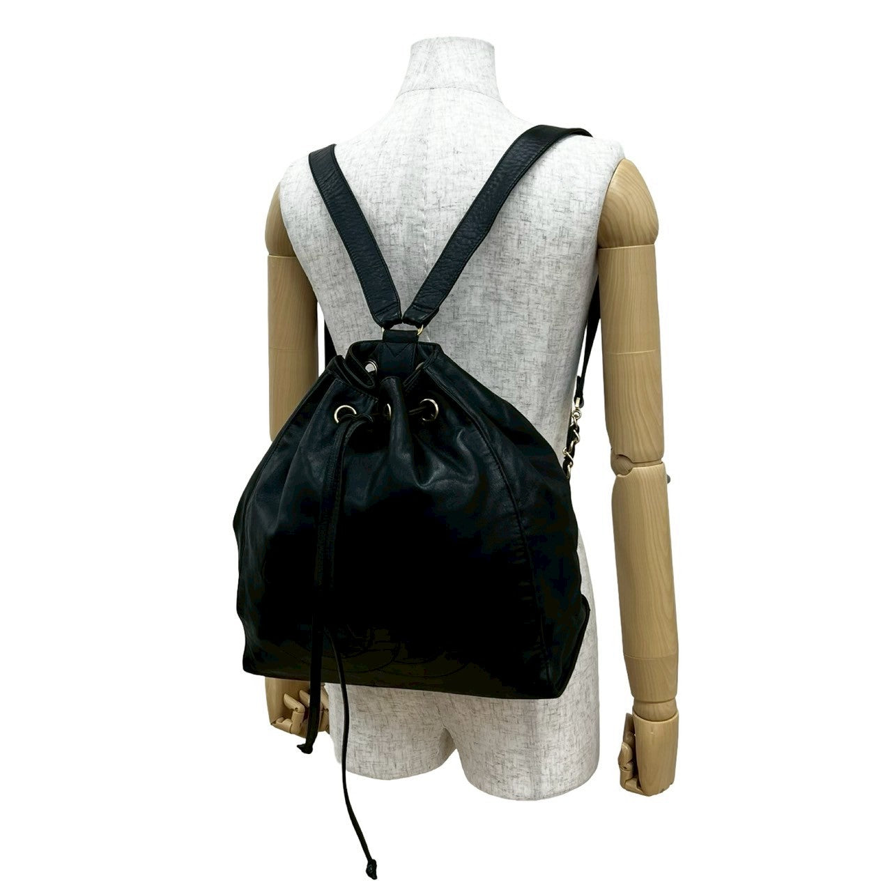 Chanel Lambskin Leather Backpack Backpack - Rovelle Bags