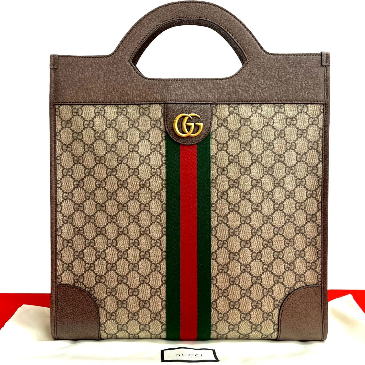 Gucci Ophidia GG Supreme Leather Handbag