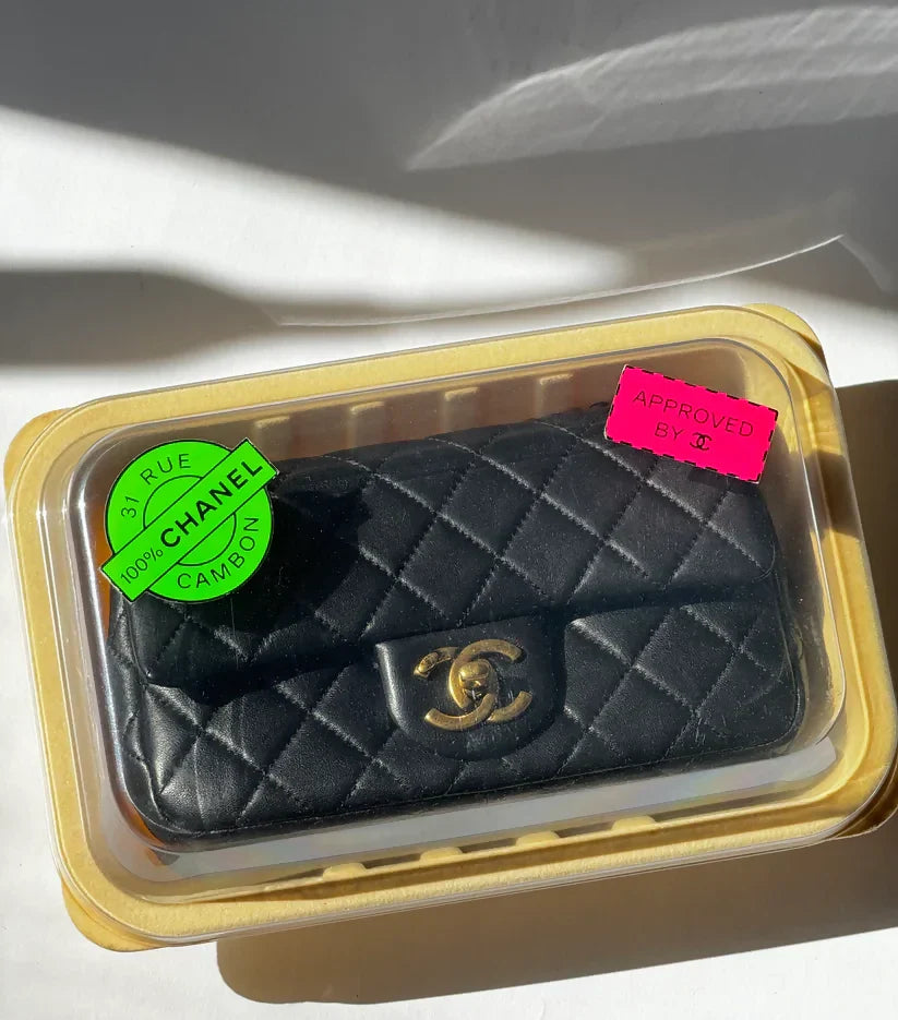 Chanel Lambskin Black Shoulder Bag Style 14