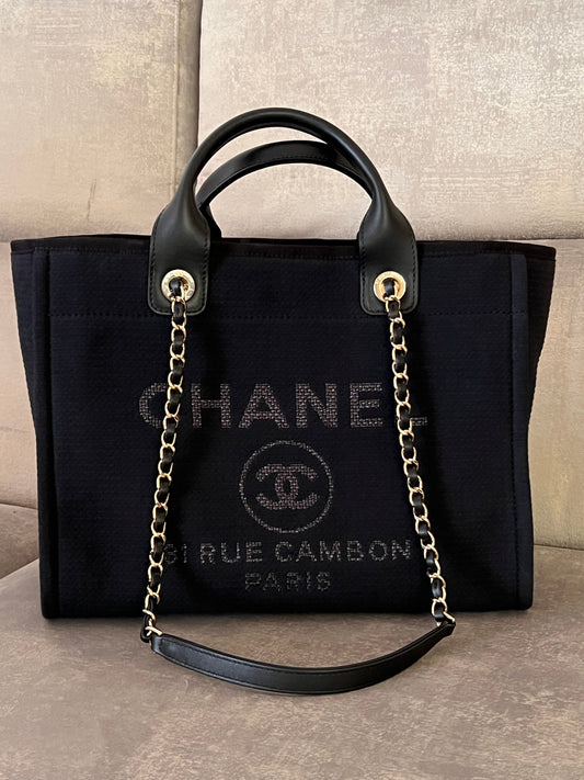 Chanel Deauville Tote Tote Bag - Rovelle Bags