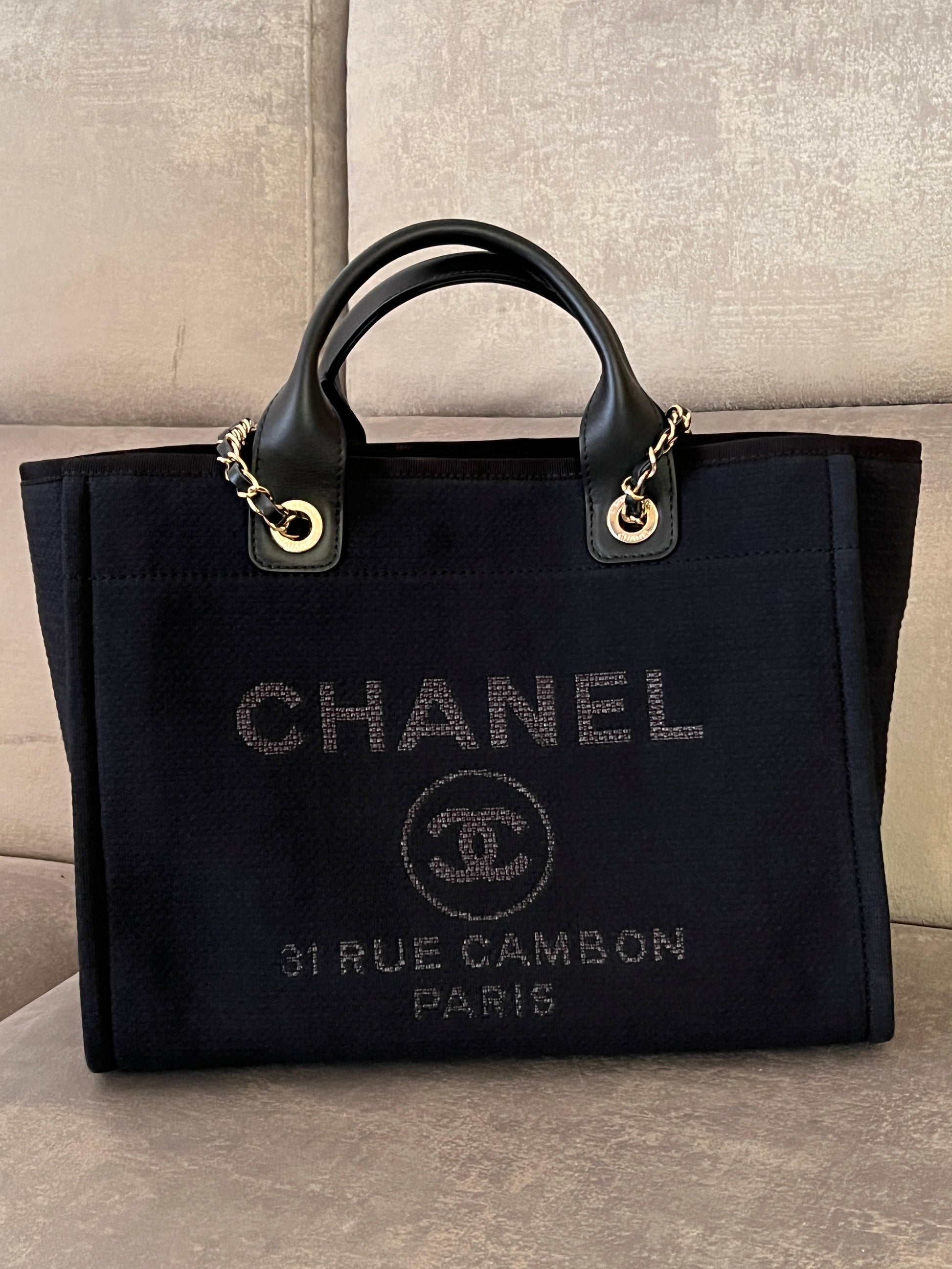Chanel Deauville Tote Tote Bag - Rovelle Bags